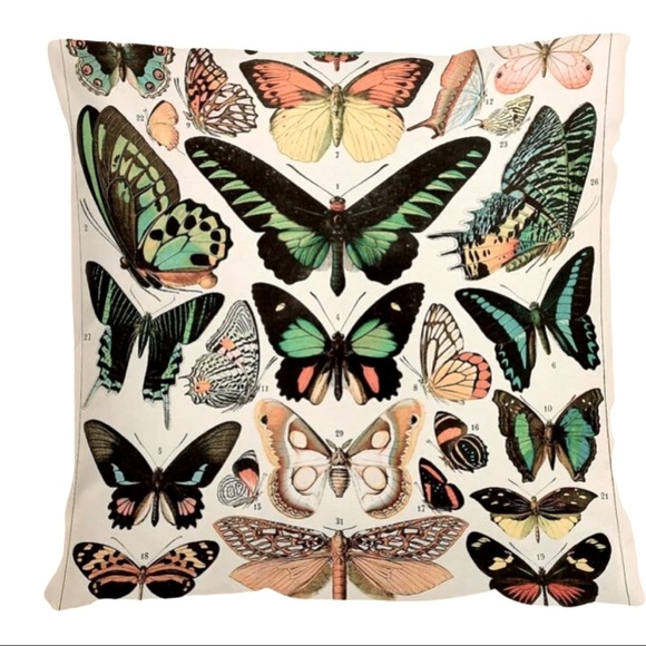 Butterfly Pillow Cover - Picture 1 of 2